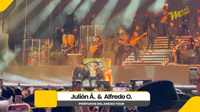 Julión Álvarez y Alfredo Olivas conquistan Tijuana en su segunda noche del Tour “Prófugos del Anexo”